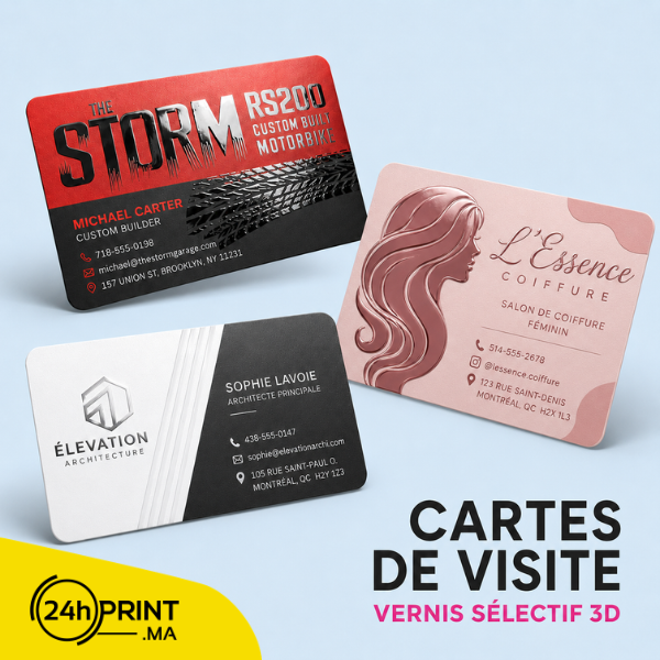 Carte vernis 3D