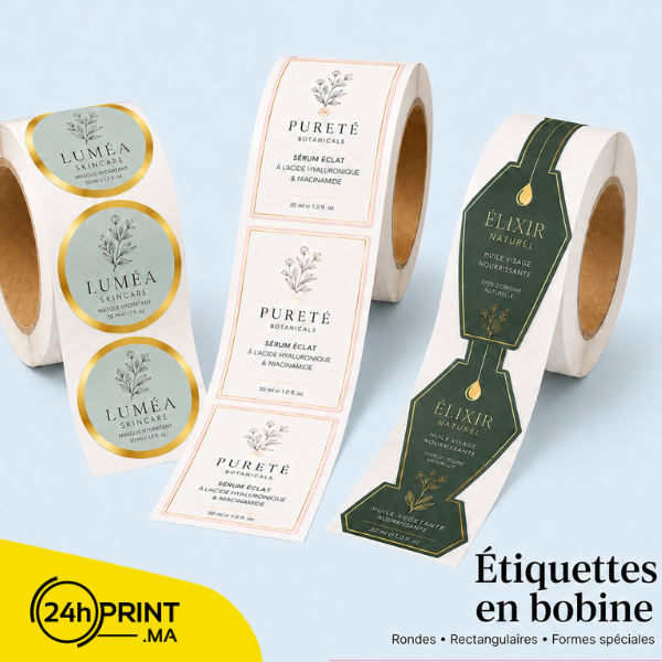 Étiquette bobine