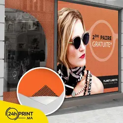 Autocollant One way - Micro perforé