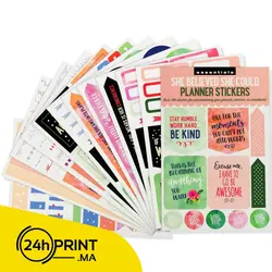 Stickers en planche