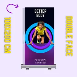 Roll up Double > 100 x 200 cm