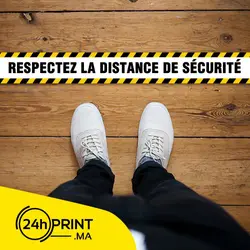 Stickers Sol Rectangulaire > Covid-19