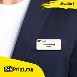 Badge Aimanté > Modèle 1