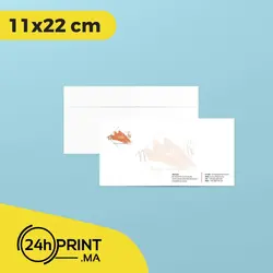 Enveloppe 11 x 22 cm > US