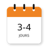 Rapide > 3 à 4 jours