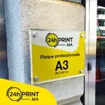 Plaque professionnelle > Plexiglas 2