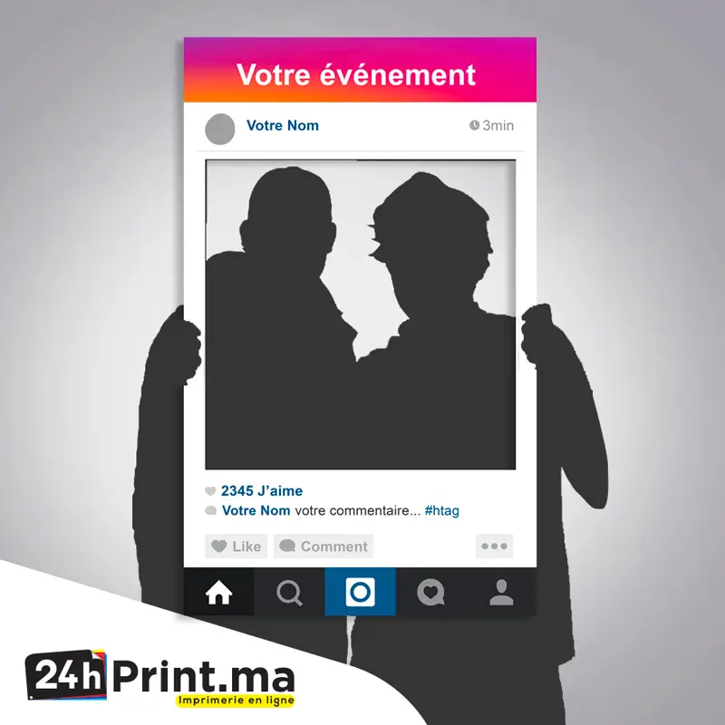 Cadre à Selfie > personnalisé 1