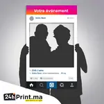Cadre à Selfie > personnalisé 1