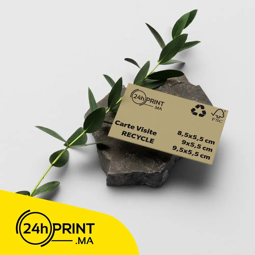 Carte Recyclée > Kraft Brun 1