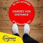 Stickers Sol Rond > Covid-19 19