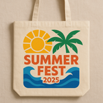 Tote bag beige