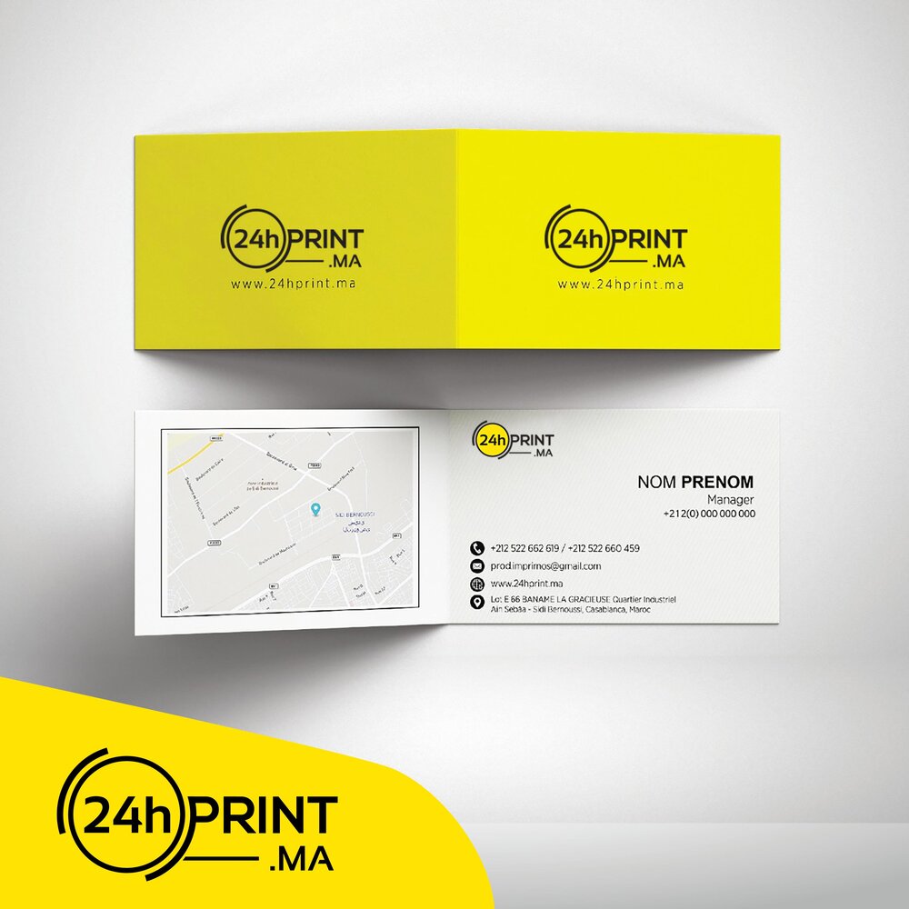 Carte de Visite > 2 volets
