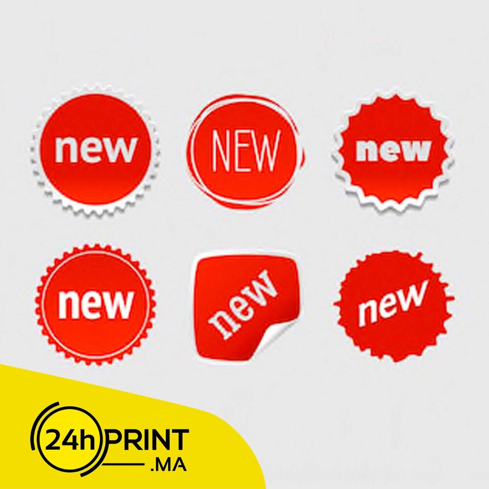 Stickers sur mesure > Forme de découpe