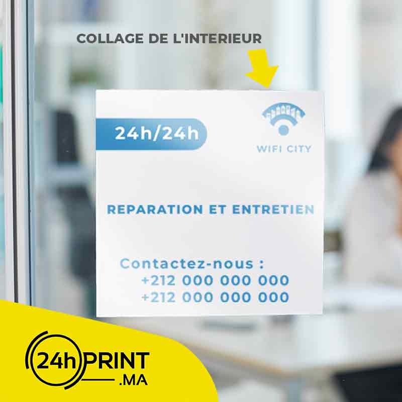 Stickers Vitrophanie ( Macaron )