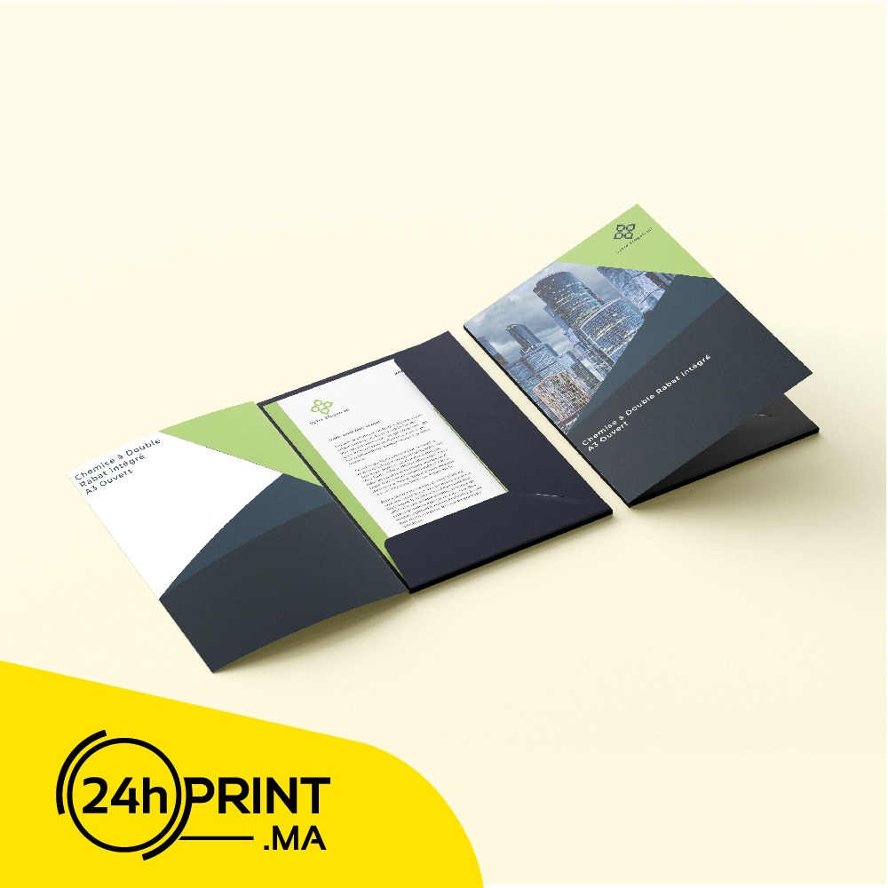 Chemise à Double Rabat > Intégré