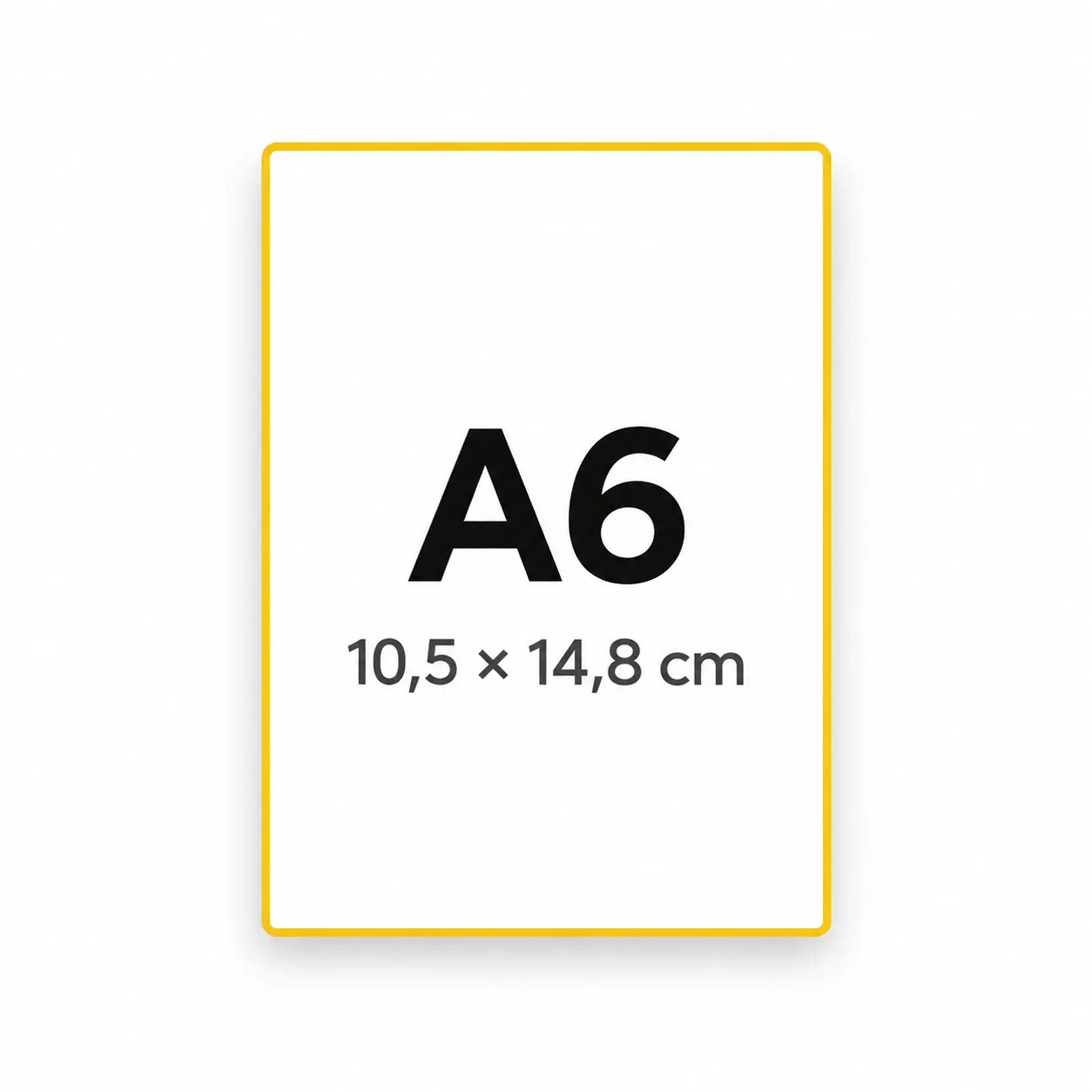 A6 - 10.5 x 14.8 cm